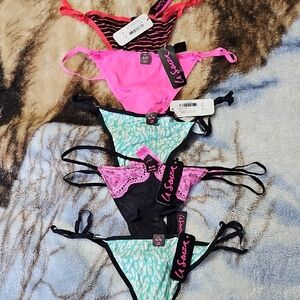 La Senza Vibrant G String Pack BNWT